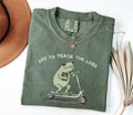 Comfort Colors Christian Dyed Tee Frog Off Praise Lord Bible Study Humor Jesus Church Faith