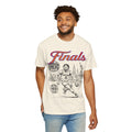 York Finals Nyc Basketball Fan Tee Playoff Basketball Orange Blue Game Day Sports