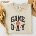 Comfort Colors Retro Basketball Game Day Basketball Player Basketball Season Basketball Mom