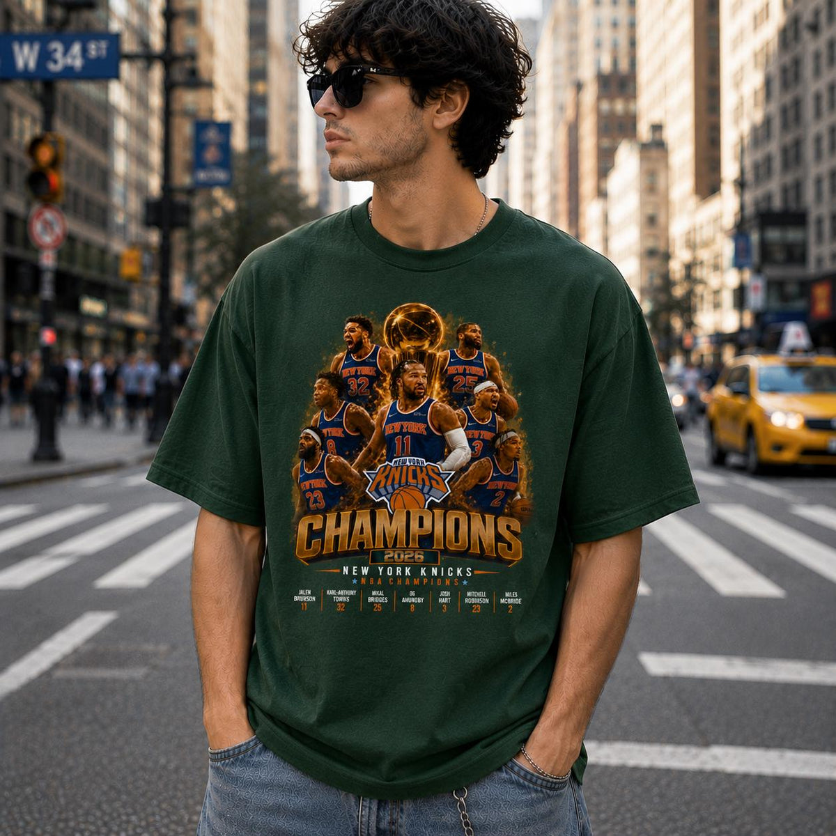 York Knicks 2026 Champions 2026 Hoops Fan Tee Unisex
