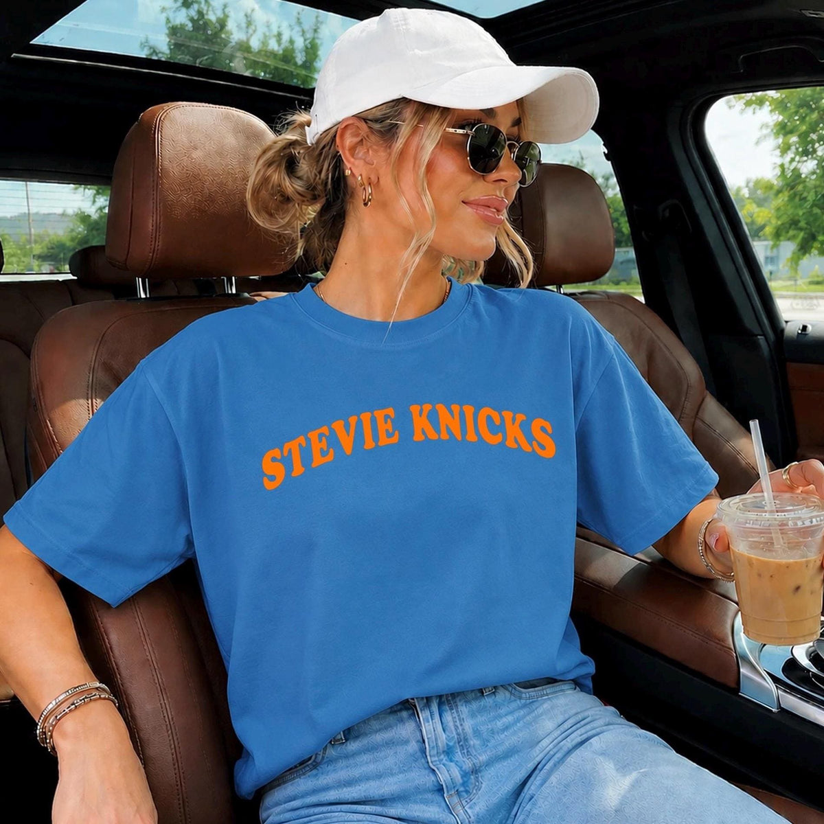Stevie Nicks Stevie Knicks Taylor York Basketball Tee Nyc Sports Fan Game Day Comfort Colors Tee