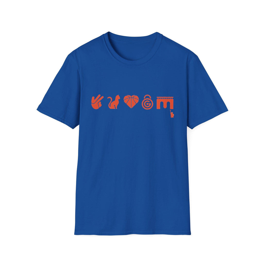Knicks Starting Five Emojis Team Tee Black Blue Gray White York Brunson Og Kat Hart