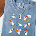 Goose Basketball Comfort Colors Basketball Tee Basketball Player Sports Goose Basketball Lover Tee