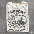 Fruity Friends Lgbtqia Pride Gay Rights Pride Rainbow Pride Parade Lgbtq Support Lesbian Comfort Colors