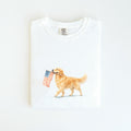 Golden Retriever American Flag Comfort Colors Golden Retriever 4th July Golden Mama Memorial Day Patriotic