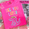 See Later Teacher Summer Alligator Comfort Colors Last Day School Tee Summer Break Teacher Teacher