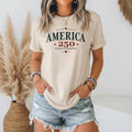 250 Years Freedom Bella Canvas Retro American Flag Usa Flag 4th July Proud Patriotic American