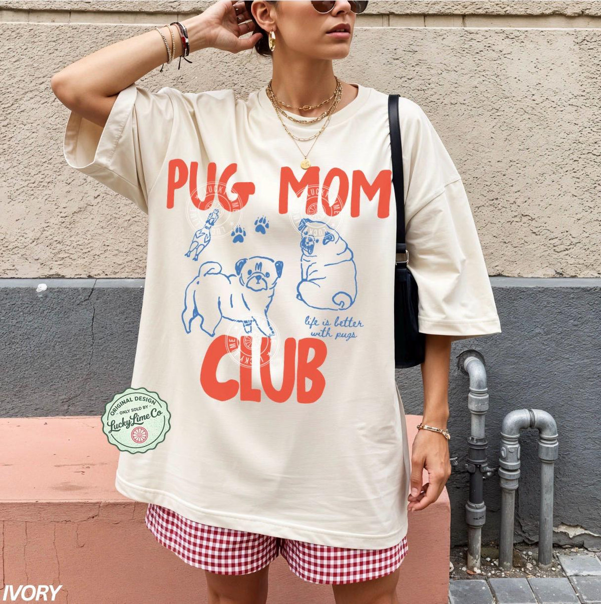 Pug Mom Pug Mom Club Pet Parent Tee Dog Mom Dog Mom Comfort Colors Dog Dog Lover Tee