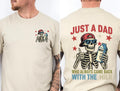 Dad Always Came Back Milk Dad Dad Joke Skeleton Fatherhood Tee Fathers Day