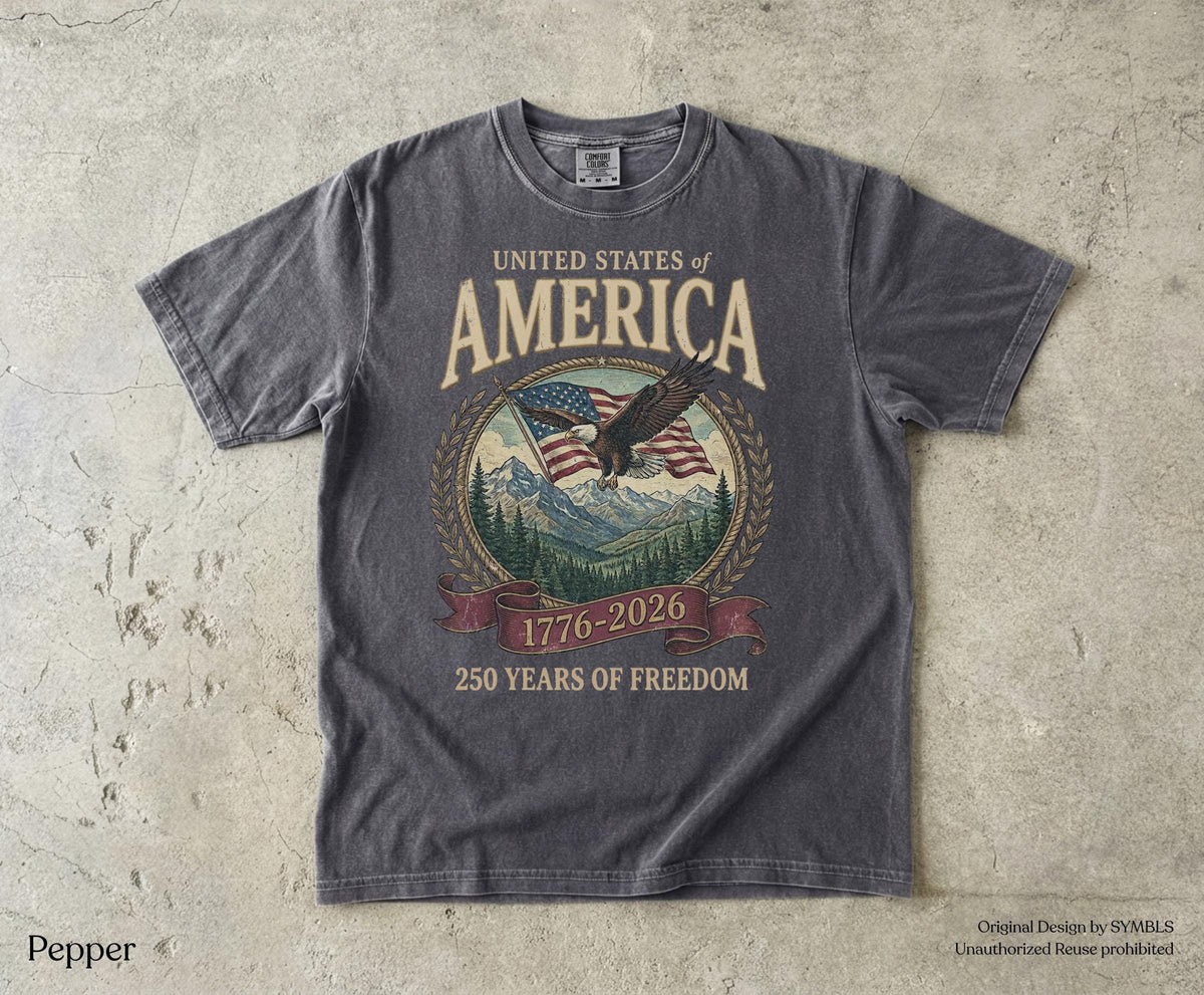 America 250th Anniversary 90s Comfort Colors Y2k Oversized Patriotic Usa Streetwear