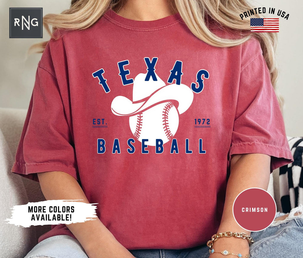 Texas Baseball Ranger Baseball Retro Ranger Baseball Ranger Fan Texas Sports Game Day Baseball