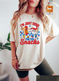I'M Here Snacks Baseball Season Baseball Baseball Lover Game Day Sports Mom Tee