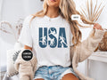 Usa Soccer Comfort Colors Patriotic World Football Fan Tee Cup Soccer Lover