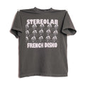 Stereolab French Disko Tee Peng Cliff Super 45 French Paris France Electronic Art Music Pop Band Tour Heavyweight Faded Med