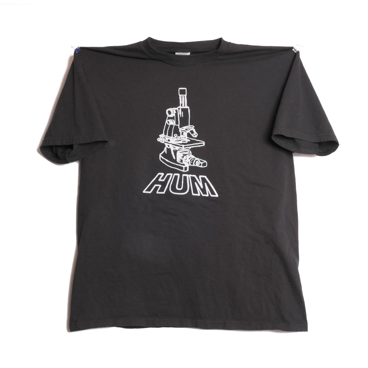 Hum Microscope Logo Tee 12 Inch Records Band Astronaut Tour Metal Post Punk Alternative Rock Grunge Album Shoegaze Xl