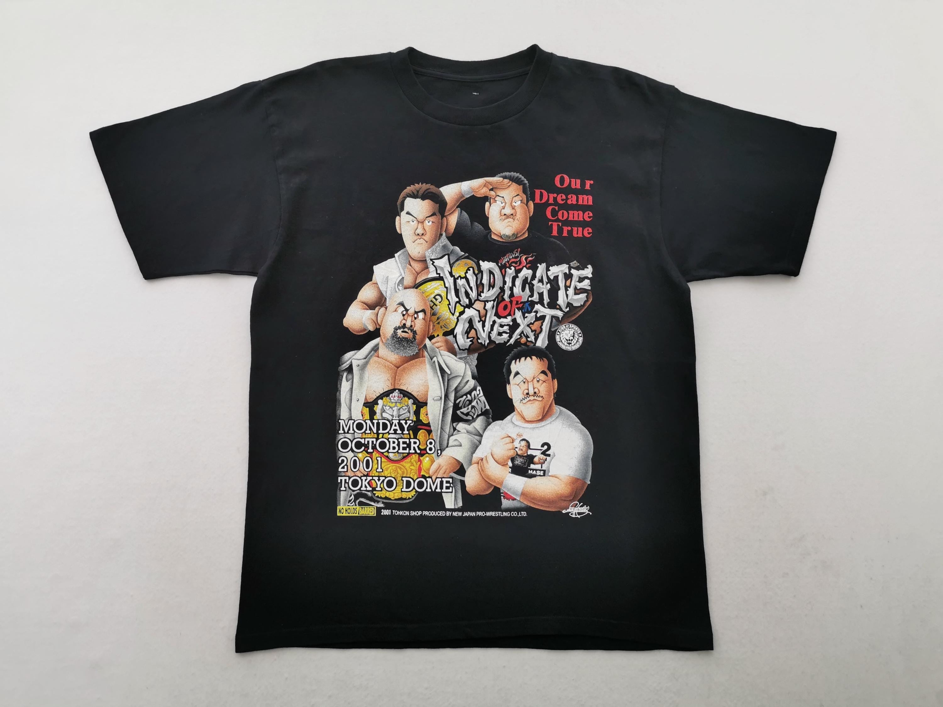 Japan Pro Wrestling Vintage Njpw Indicate Next Tokyo Dome Sakai Tee Size