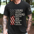 Personalized Legend Husband Dad Grandpa Custom Family Name July 4th Dad Dad America Father'S Day Dad