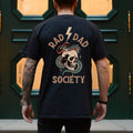 Rad Dad Society Dad Club Dad Life Tee First Fathers Day Dad Papa Husband Daddy