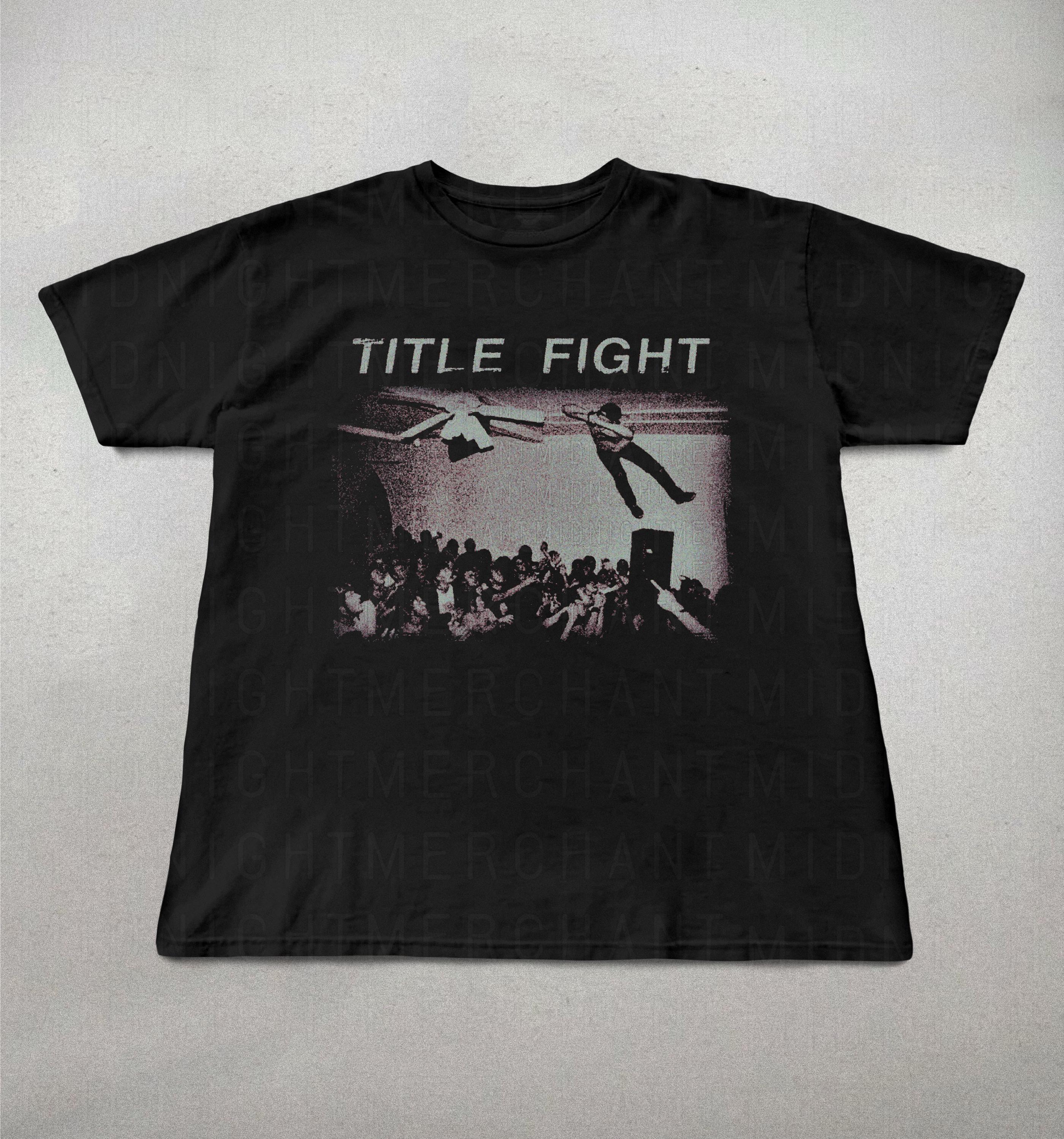 Title Fight Ceiling Fan Shoegaze Band Tees Gothic Grunge Retro Indie Band Tees