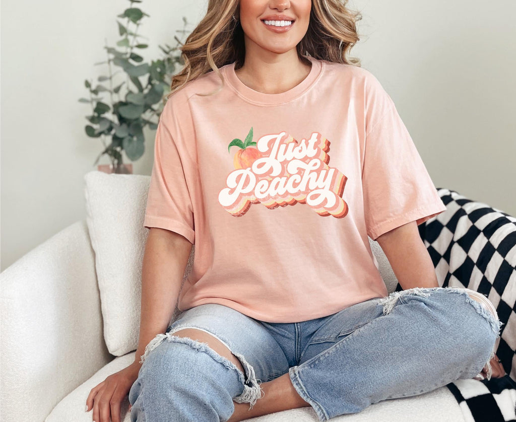 Peachy Retro Comfort Colors Unisex