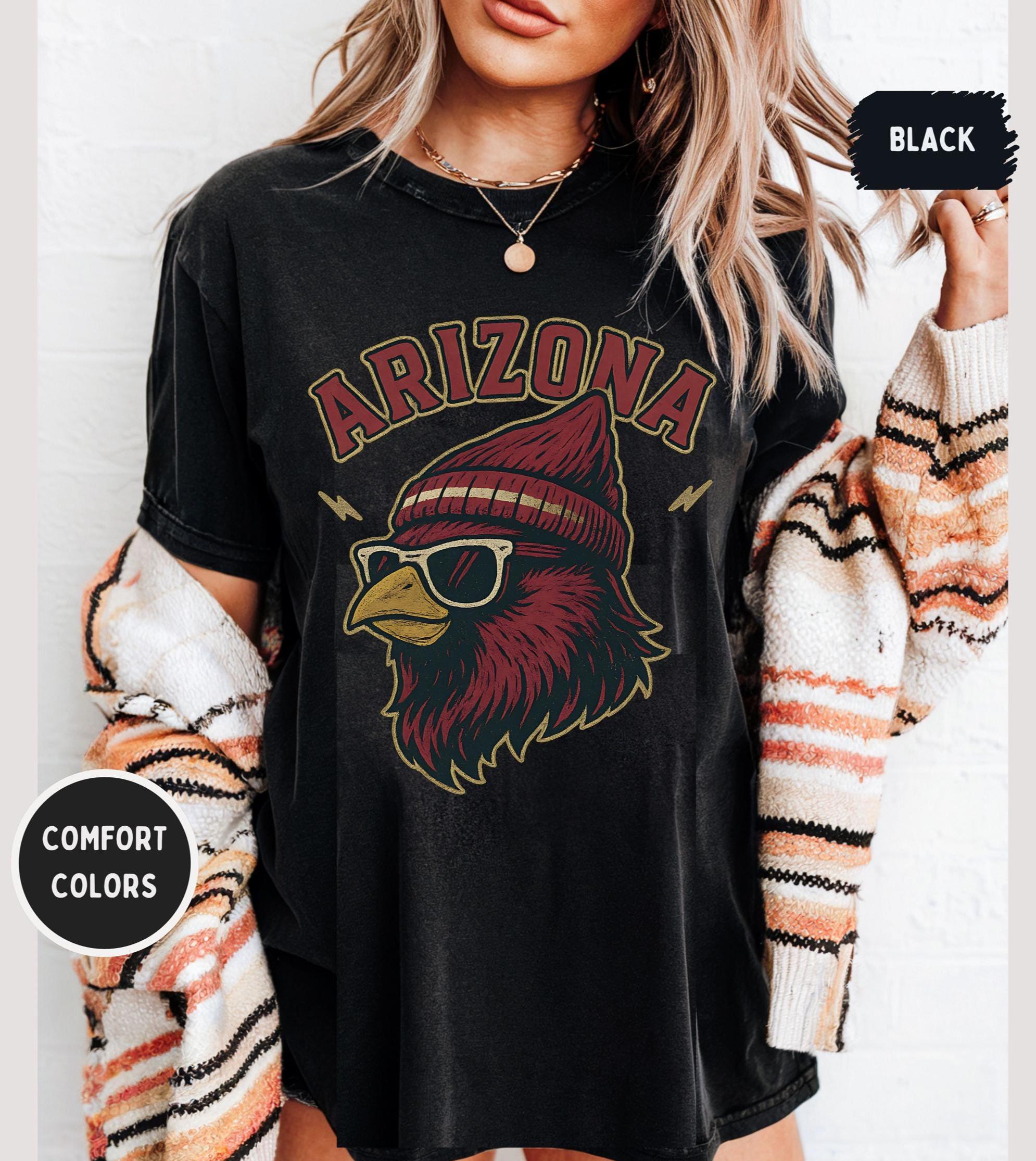 Vintage Arizona Football Comfort Colors Retro Distressed College Sports Garment-Dyed Tee