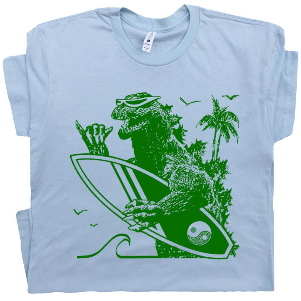Surfing Vintage Surf Ladies Guys Surfboard Retro Surfing Surfer Tee