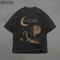 Cure Band Tee Comfort Colors Cure Oversized Ca Retro Unisex
