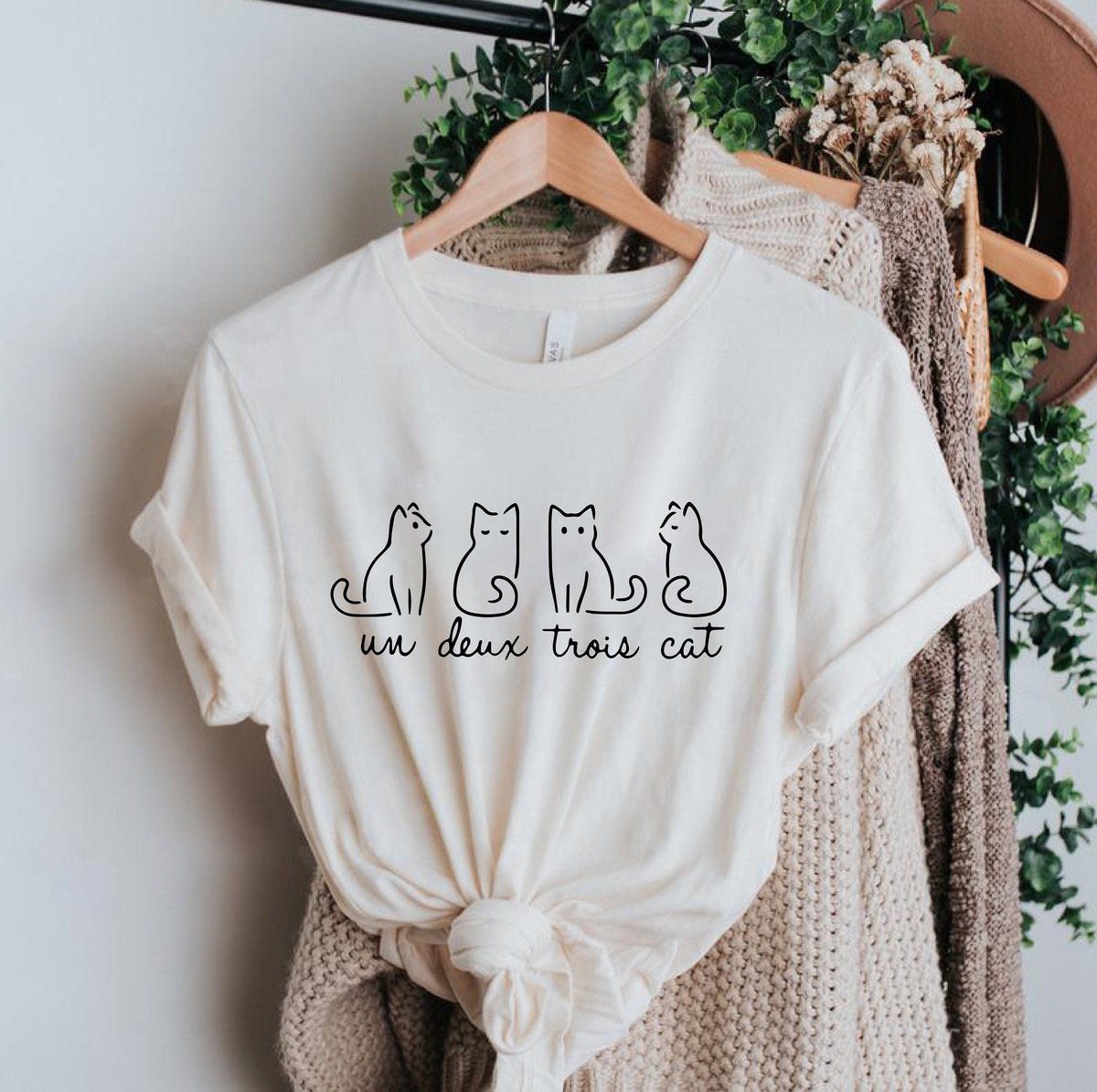 Un Deux Trois Ca Cat Lovers Cat Tee Cat Tee Ca Cat Dad Ca Cat Mom Ca