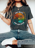 Salt Water Sun Shine Summer Holiday Retro Beach Tropical Vacation Summer Tee Sunshine
