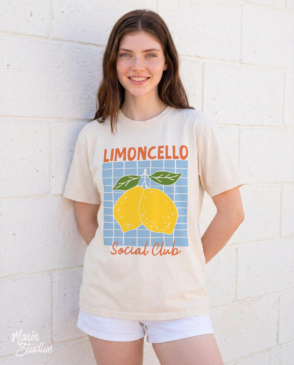Limoncello Social Club Amalfi Lemon Comfort Colors Italian Summer