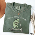 Comfort Colors Christian Garment-Dyed Tee Frog Off Praise Lord Bible Study Jesus Church Faith Humor