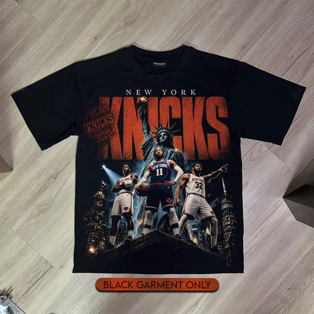 Knicks Png York Home Turf Digital Download Black Knockout Halftone Vintage Dtf Dtg 300dpi