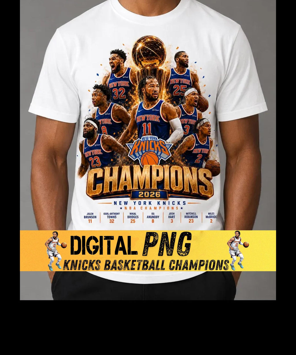 Digital Png York Knicks Champions 2026 Brunson Team More