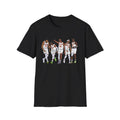 Knicks Starting Five Team York Art Squad Goals White Tee Softstyle Black Champs East