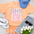 Easy Tiger Watercolor Stripes Tee Unisex , , , Long Sleeve Tee