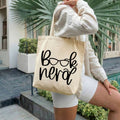Tote Bag Book Nerd Unisex , , , Long Sleeve Tee