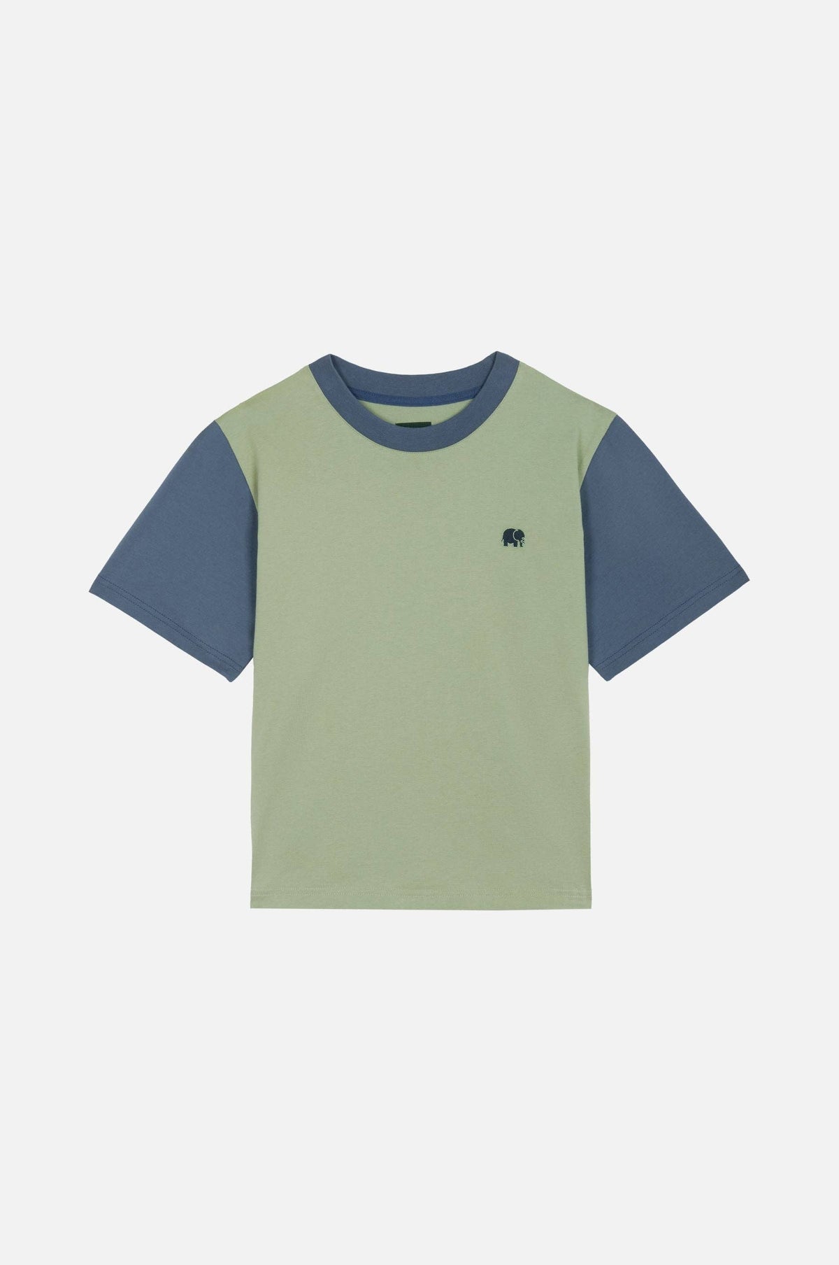 Women’S Color Block Salted Moss Unisex , , , Long Sleeve Tee