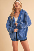 Fiori Zip-Front Jacket, Small | 5131EK Unisex , , , Long Sleeve Tee