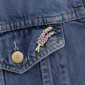 Lavender Flower Enamel Pin | Wedding Lapel Pin Unisex , , , Long Sleeve Tee