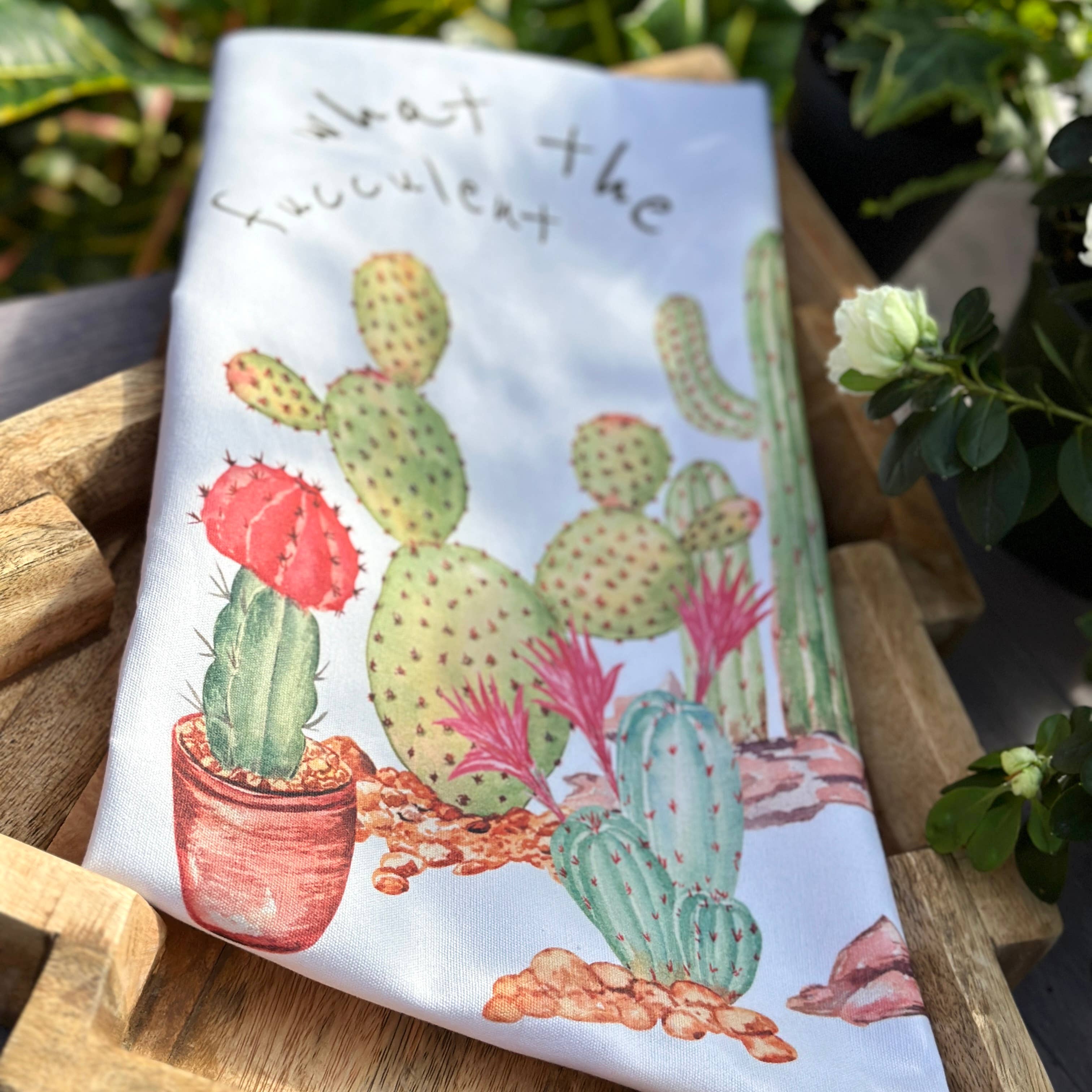 Tea Towels - Fucculent Unisex , , , Long Sleeve Tee