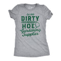 Dirty Hoe Gardening Supplies Women's T Shirt Unisex , , , Long Sleeve Tee