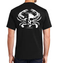 Men's Born Salty Skull Crab Short Sleeve Black Cotton Unisex , , , Long Sleeve Tee
