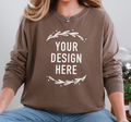 Custom Logo Long Sleeve Shirt, One Print, Comfort Colors® Unisex , , , Long Sleeve Tee