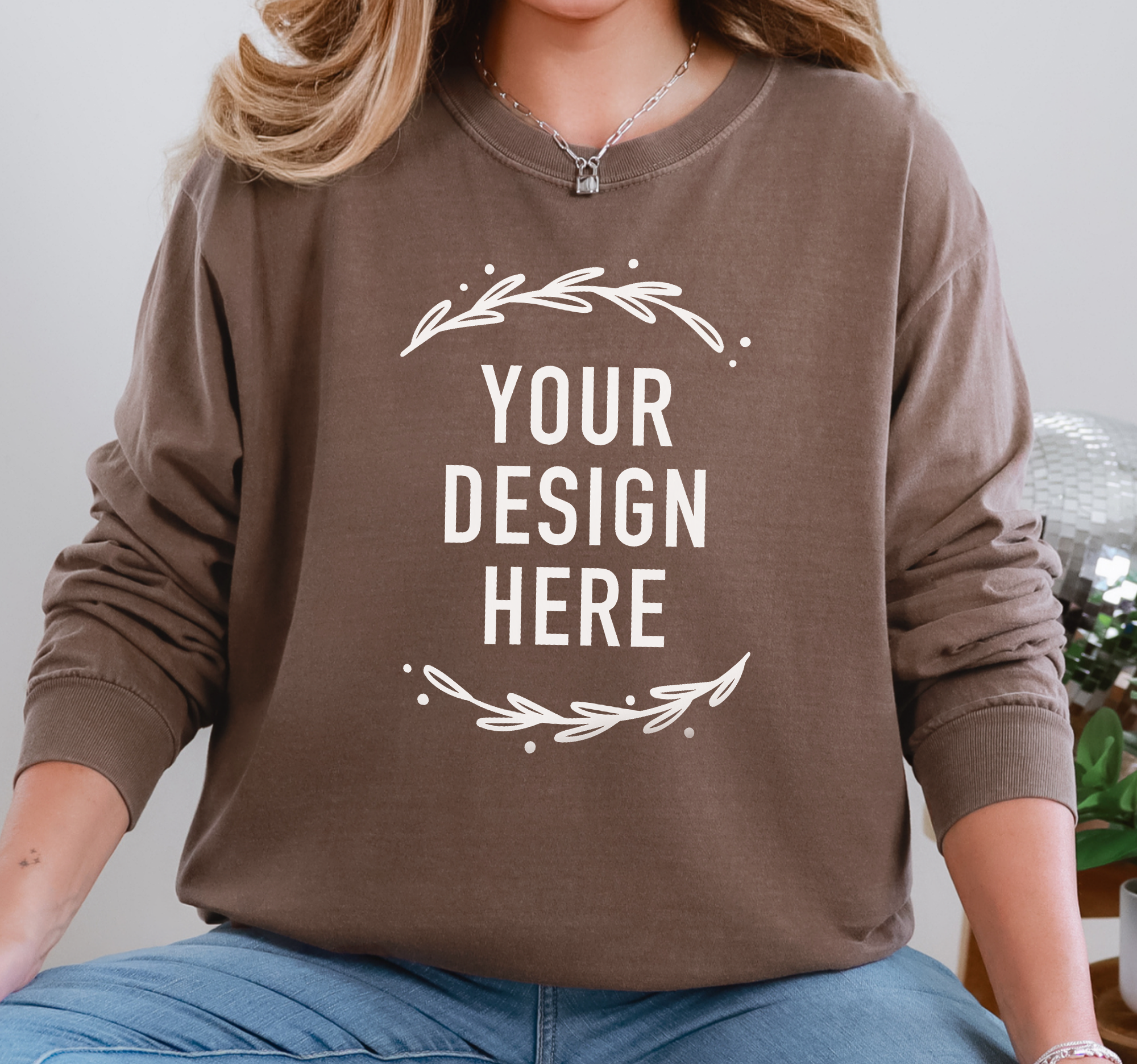 Custom Logo Long Sleeve Shirt, One Print, Comfort Colors® Unisex , , , Long Sleeve Tee