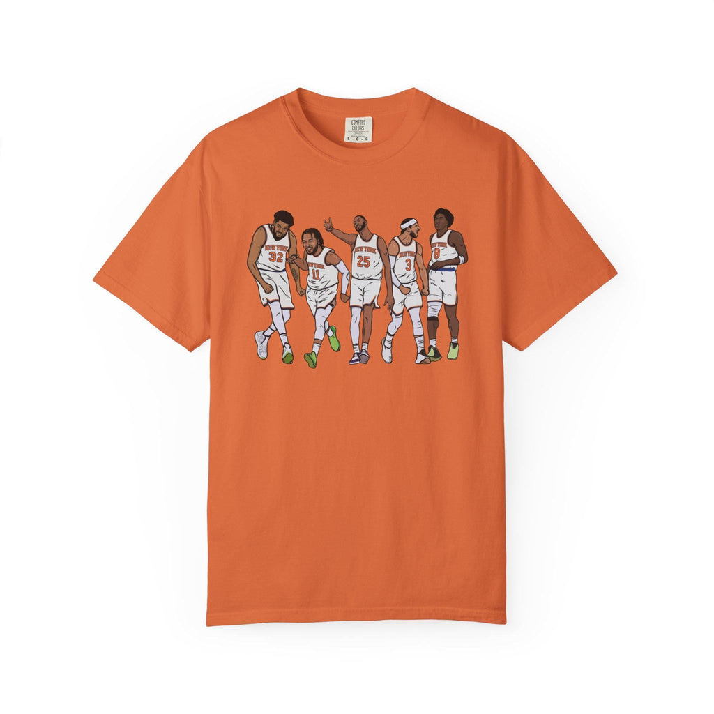 Knicks Team Jalen Brunson Kat Mikal Bridges Josh Hart Og Comfort Colors
