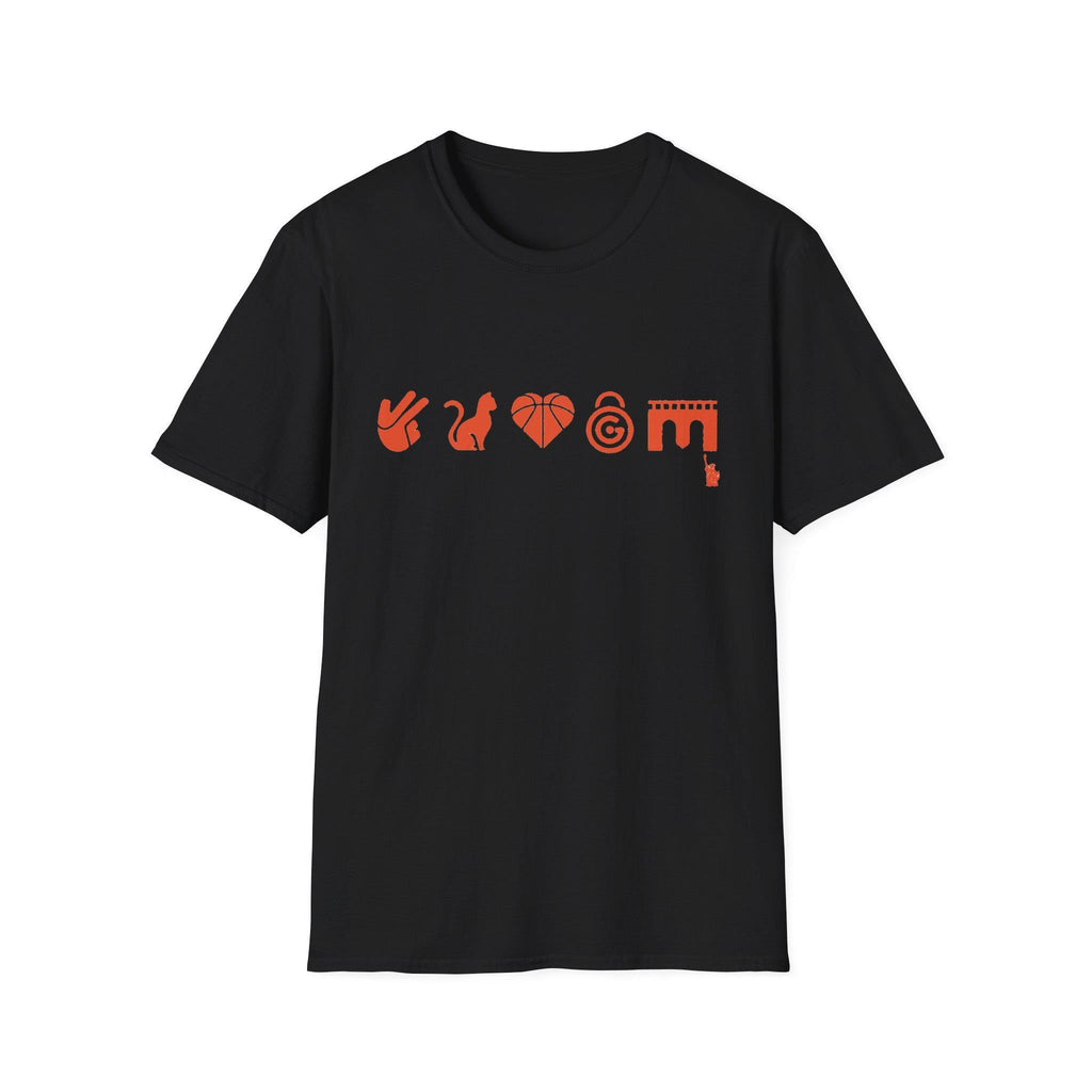 Knicks Starting Five Emojis Team Tee Black Blue Gray White York Brunson Og Kat Hart