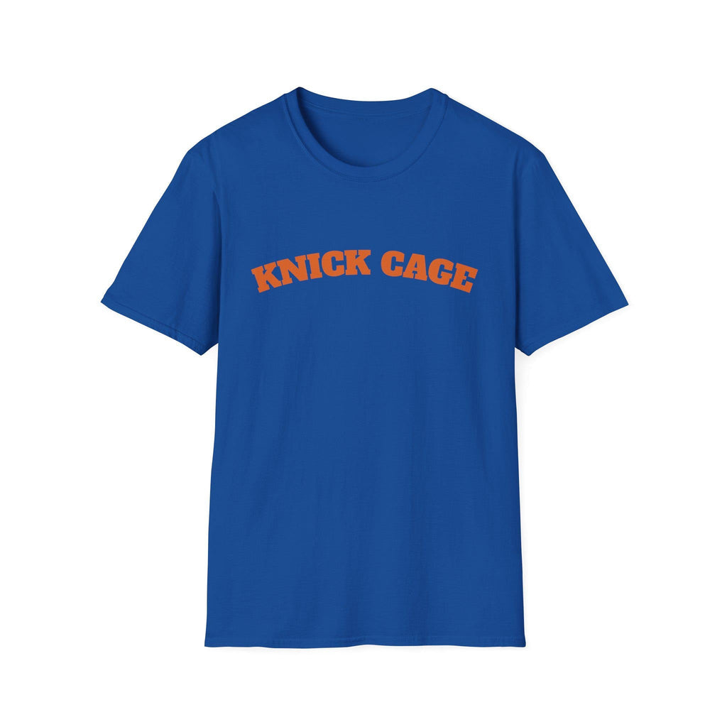 Knick Cage Oversized Fit Retro Arch Lettering Basketball Name Tee Celebrity Inspired Nba