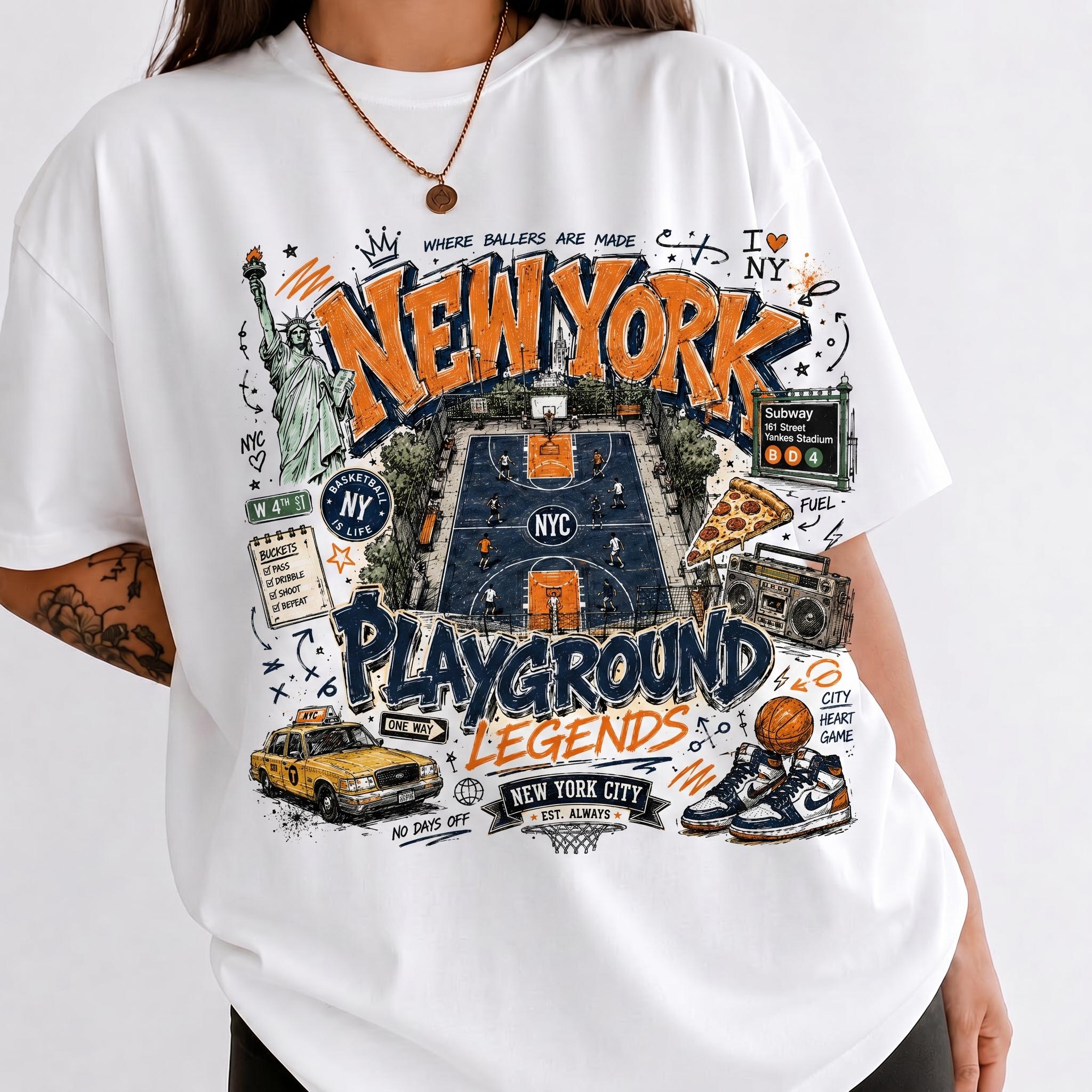 Comfort Colors Vintage York Knicks Retro Basketball Nyc Hoops Fan Streetwear Sports