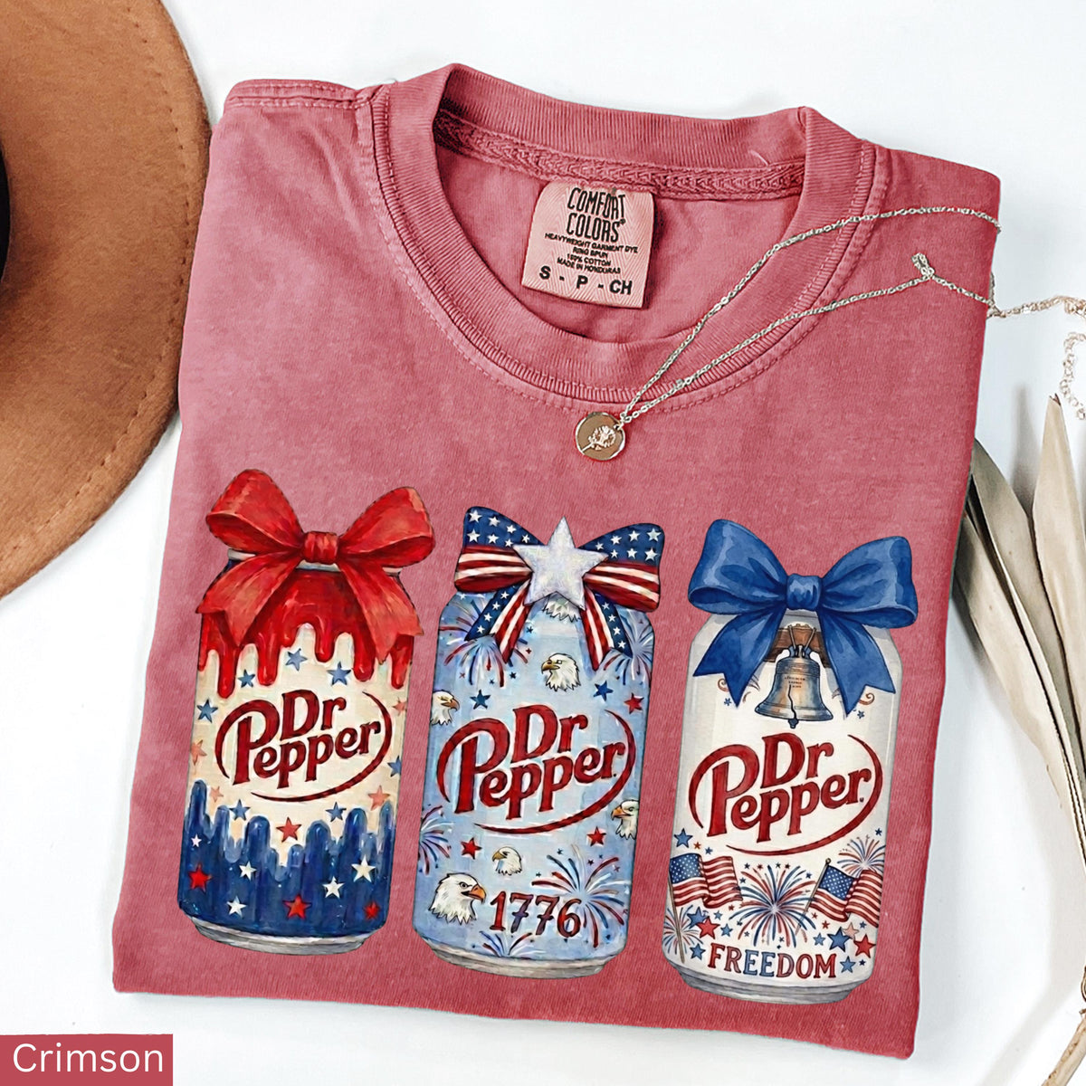 Comfort Colors Dr Pepper Patriotic 4th July Soda Tee Soda Lover