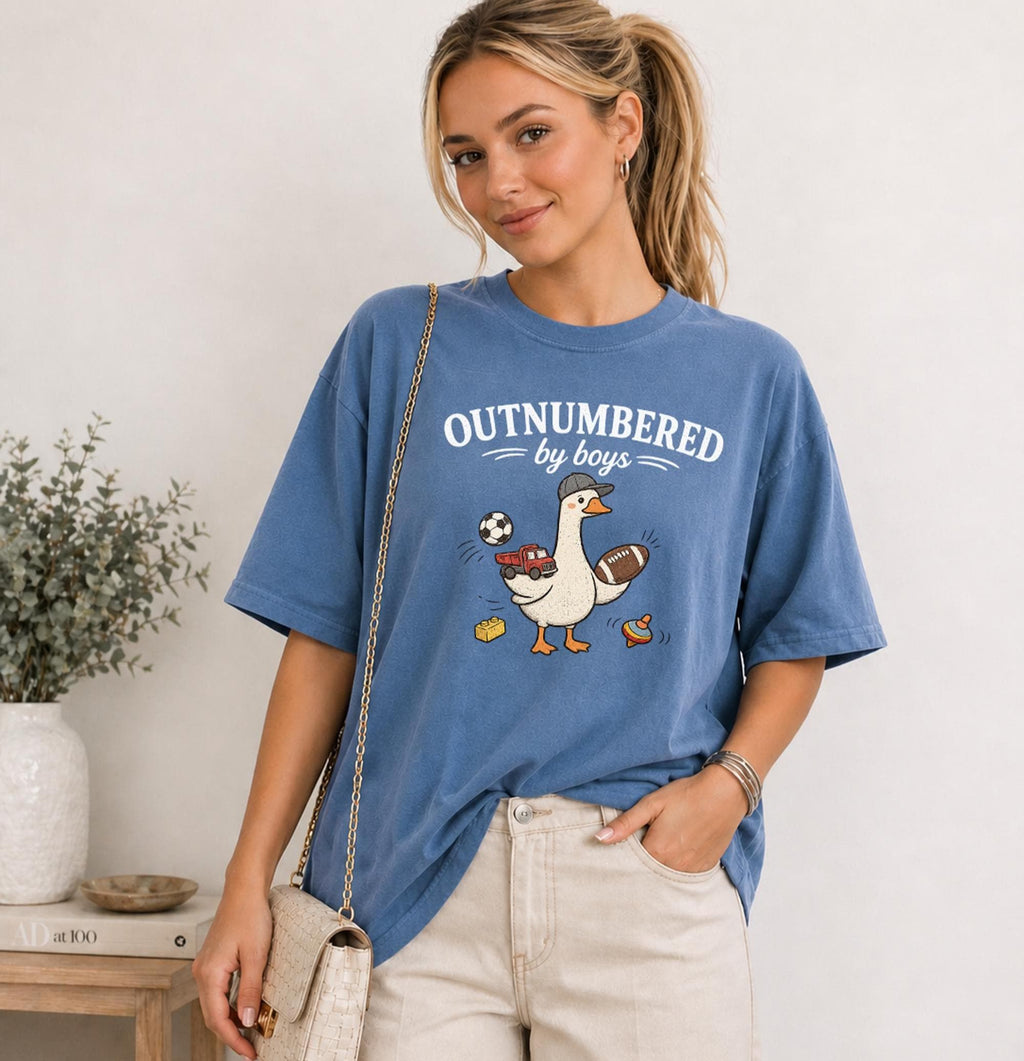 Comfort Colors Boy Mom Mothers Day Mother Goose Boy Mama Boy Mom Mom Tee